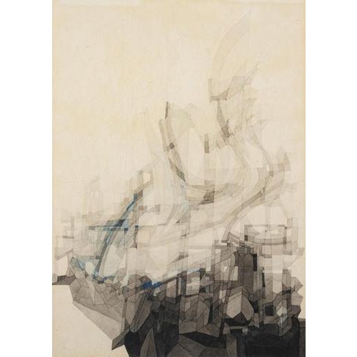 2000 - 2009 Joan Claret, Abstract Compositions, Watercolours, Set of 3 For Sale - Image 5 of 11