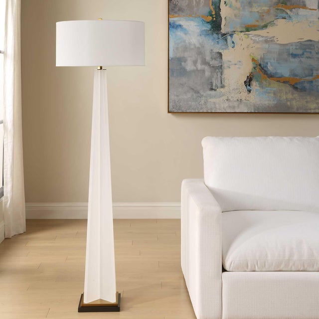 2020s Rosin White Floor Lamp For Sale - Image 5 of 10