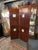Sienna Vintage Art Deco Style Mahogany Etched Glass Three Panel Room Divider Screen For Sale - Image 8 of 13