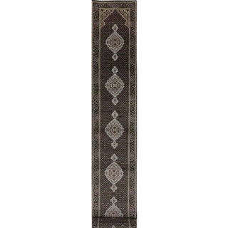 Vintage Handwoven Persian Tabriz Style Runner 2'7" X 20'7" For Sale