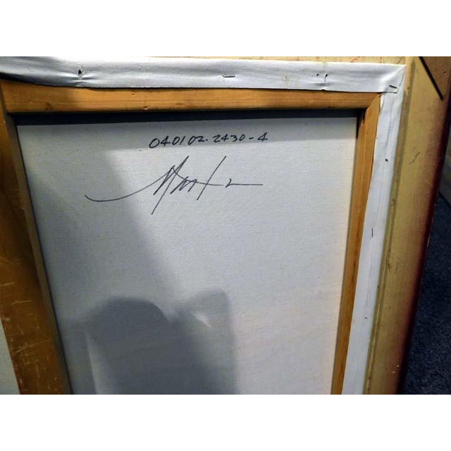 William Martin Original Oil Paintings on Canvas Framed Hand Signed Snow View For Sale - Image 4 of 5