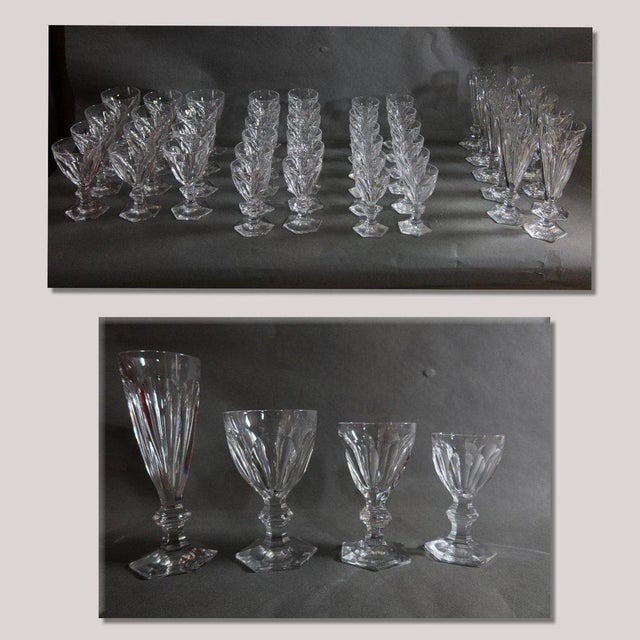 Glass Service in Crystal from Baccrat Mortèle Harcourt For Sale - Image 5 of 10