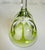 Green 1930s Moser Lady Hamilton Green Overlay Crystal Wine Glasses, Set of 7 For Sale - Image 8 of 10