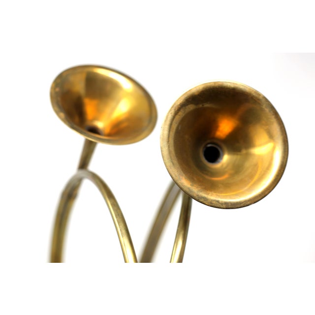 Vintage Large Brass Hunting Bugles a Pair Chairish