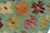 Textile Shabby Chic Balochi Blue/Rust Wool Rug - 3'2''x5'1'' For Sale - Image 7 of 11
