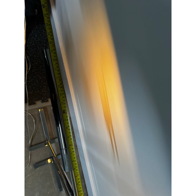 Mid-Century Modern 1980s Mid-Century Modern Chrome Casella Floor Lamps — Pair of 2 For Sale - Image 3 of 12
