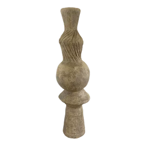Large Papier-Mâché Totem Column