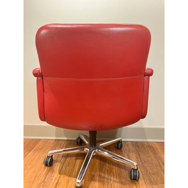 Mid-Century Modern Keilhauer All Leather Chair For Sale - Image 3 of 6