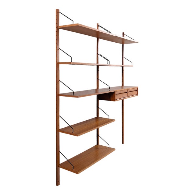 Mid-Century Royal System Bookshelf by Poul Cadovius For Sale