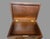 Antique Georgian Brass Bound Mahogany or Walnut Cellarette Box on Stand Offered for sale is a handsome antique Georgian-...