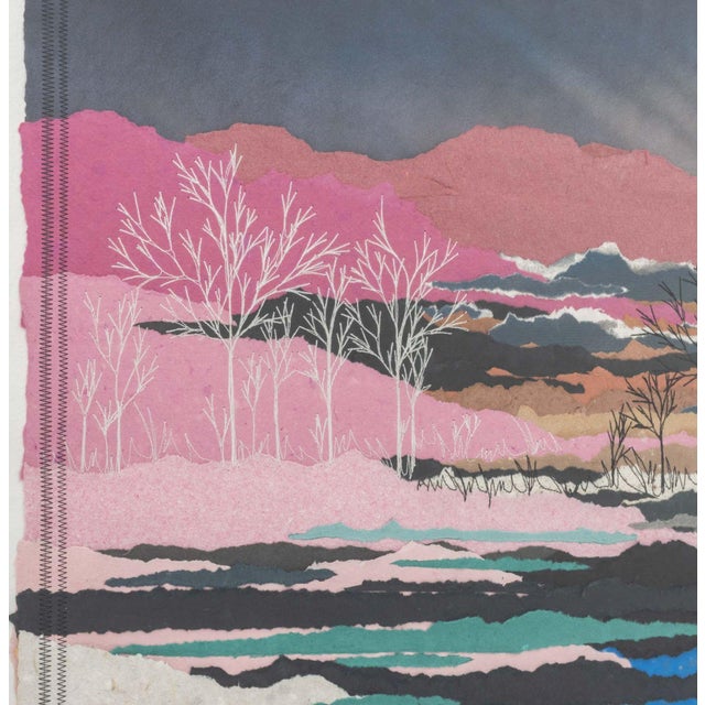 m.p. Marion "Landmarkings Diptych" Mixed Media For Sale - Image 4 of 18