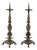 Italian Baroque Bronze Altar Candlesticks, C. 1600 For Sale