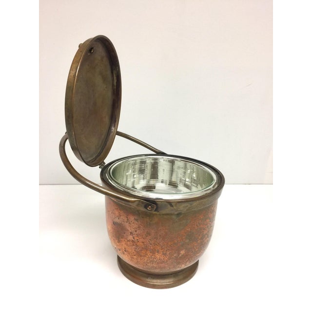 Early 20th Century Antique Copper Poole Silver Company Ice Bucket For Sale - Image 9 of 12