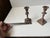 Metal Danish Bauhaus Candleholders in Patinated Bronze, 1940s, Set of 2 For Sale - Image 7 of 8