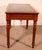 Wood Mahogany Flat Desk with Drawers and Inlays, 19th-Century For Sale - Image 7 of 14