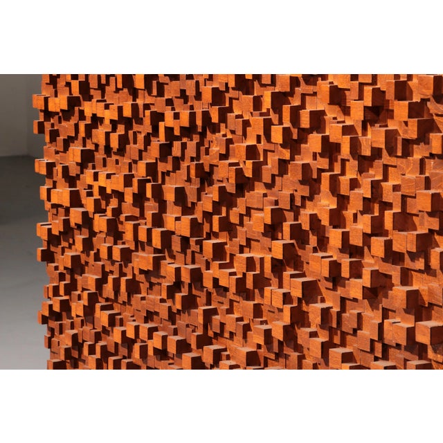 Wood Brutalist Wooden Sideboards, 1960s, Set of 2 For Sale - Image 7 of 14