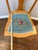Antique Bird’s-Eye Maple Side Chair With Lyre Back & Hand Needlepoint Floral Seat, C. 1900 For Sale - Image 4 of 10