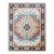 Antique Persian Tabriz Wool 10x13 Ivory, Blue & Salmon Handmade Area Rug #9902352 For Sale