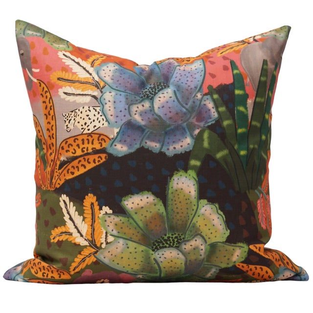 Featuring expressive florals and animals, “Jungle Trove” is a cozy pattern with bold silhouettes. This exotic print has a...