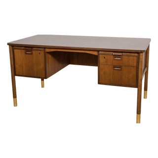 Mid-Century Teak Desk by Sten Blomberg for Seffle Möbelfabrik, Sweden, 1960s For Sale
