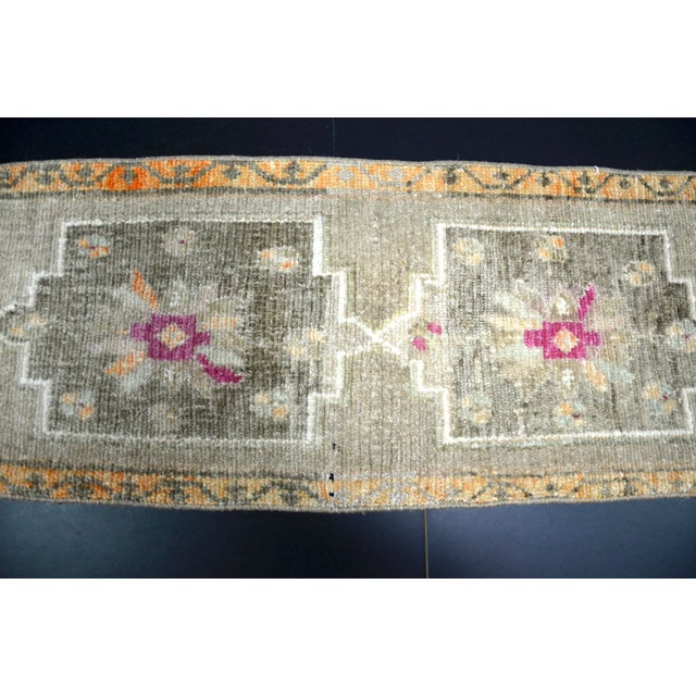 Rustic Turkish Nomadic Handmde Wool Rug For Sale - Image 3 of 6