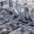 Luxury Gray & White Woven Cowhide Leather Throw Pillow 16x24 | Handmade Designer Lumbar Cushion For Sale In San Francisco - Image 6 of 8