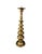 Metal Floor Pricket Candlestick 22" Tall Brass 1960s Era Sculptural, Ornate Mid-Century Modern For Sale - Image 7 of 7