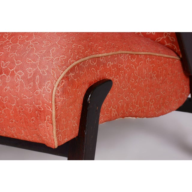 Art Deco Oak Armchair by Antonin Kybal, Czechia, 1930s For Sale - Image 3 of 10