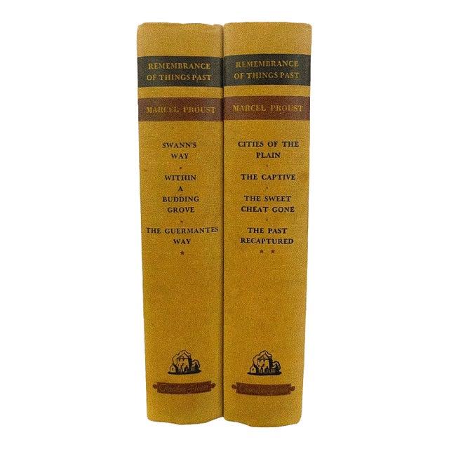 Marcel Proust’s Remembrance of Things Past Volume I & II, 1934 Random House Edition For Sale