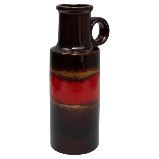 20th Century German 'W. Germany'' Ceramic Vase For Sale - Image 9 of 18