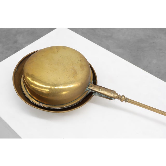 Antique Belgian Brass Bedpan, 17th century For Sale - Image 11 of 14
