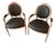 Attributed Ethan Allen French Louis XVI Style Armchairs For Sale