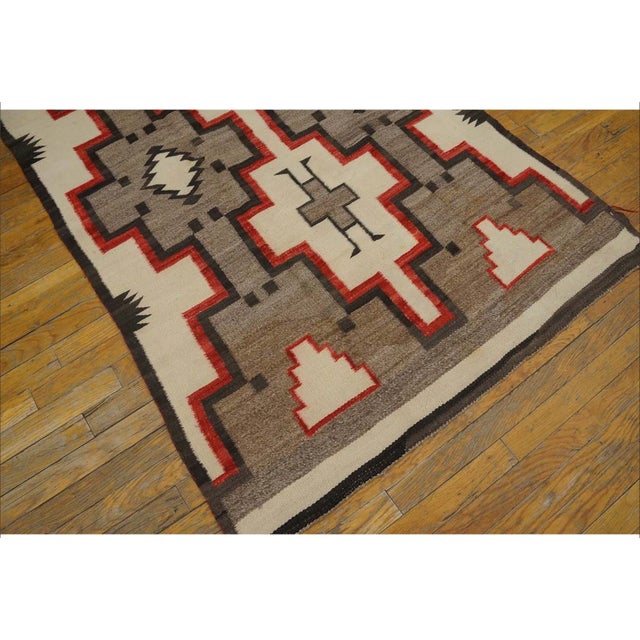 Early 20th Century American Navajo Carpet ( 3'8"x 6' - 112 x 183 ).