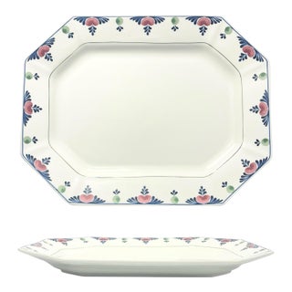 1990s Adams “Veruschka” Ironstone Serving Platter For Sale