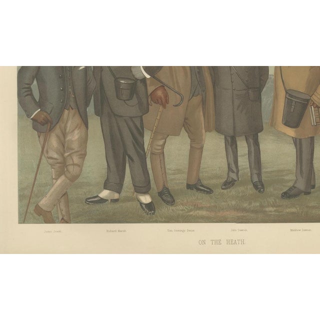 Late 19th Century Vincent Brooks, Vanity Fair On the Heath Sporting Caricature, 1896, Print For Sale - Image 5 of 9