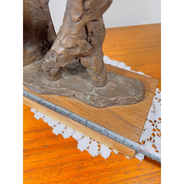 “Adult and Child” Modern Abstract Figurative Sculpture by Peter Lipman-Wulf 1965 For Sale In Sacramento - Image 6 of 12