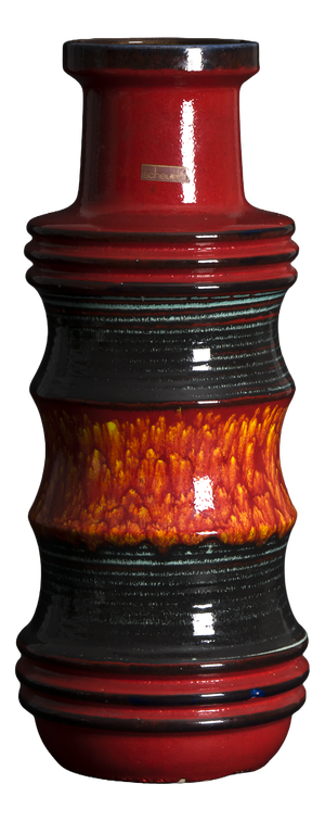 Pagoda Floor Vase from Scheurich Keramik, 1970s