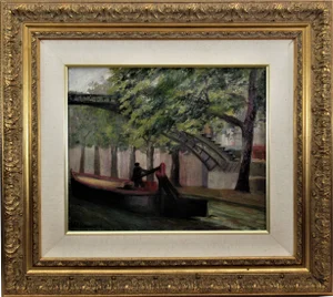 Lily Rossignol, Le Canal Saint Martin, Paris, 1907