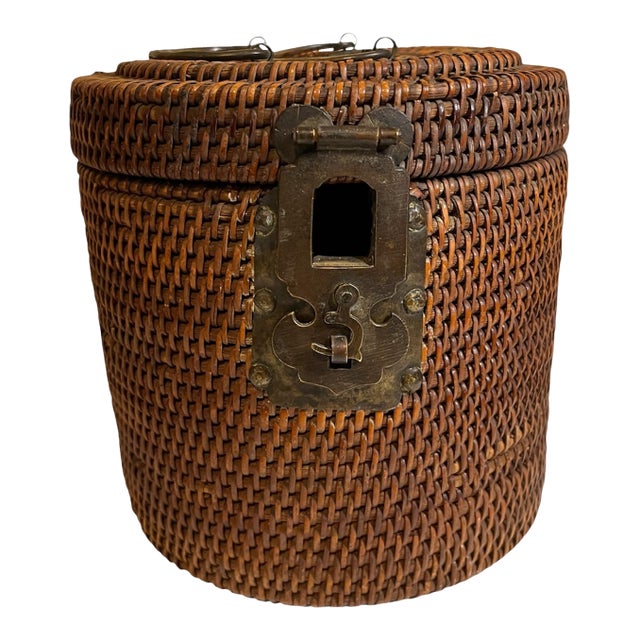 Antique Chinese Teapot Caddy For Sale