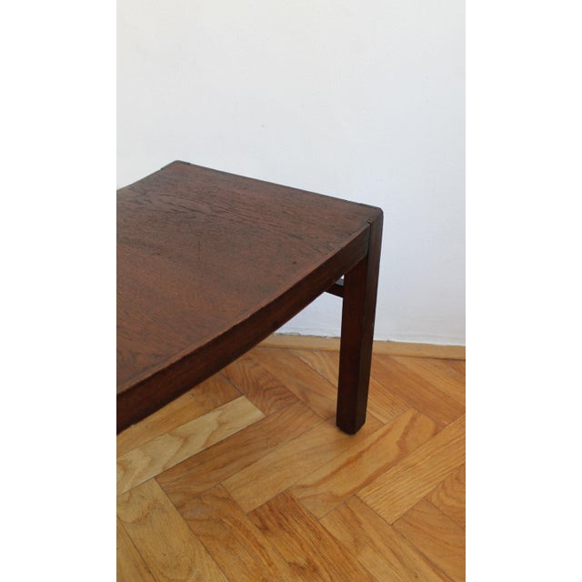 Vintage Czechoslovak Wooden Saddle Stool, 1960s For Sale - Image 6 of 9