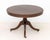 Late 20th Century Regency Style Mahogany Pedestal Dining Table For Sale - Image 5 of 6