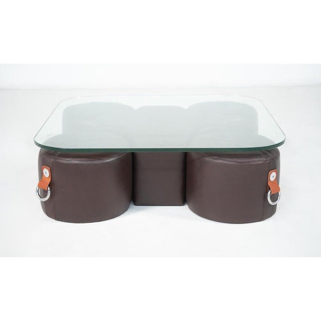 Coffee Table and Stools from Guido Faleschini, 1970s, Set of 5 For Sale - Image 4 of 11