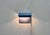 Metal Danish Postmodern Light Blue Perforated Metal Pendant from Abo Randers, 1980s For Sale - Image 7 of 18