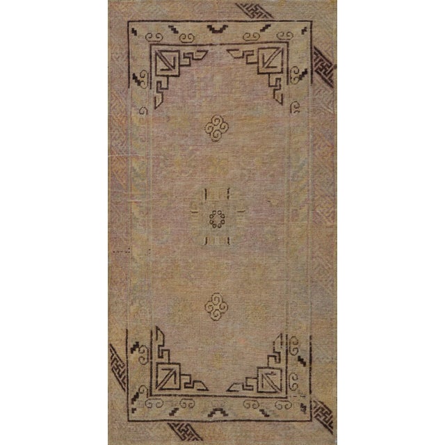 Late 19th Century Antique Handwoven Wool Rug For Sale - Image 9 of 9