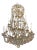 Large 18th Century French Louis XVI Ormolu Bronze Crystal 18-Light Chandelier For Sale