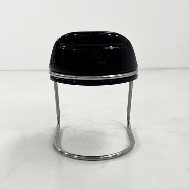 1970s Black Orix Desk Chair by Vittorio Parigi & Nani Prina for Molteni, 1970s For Sale - Image 5 of 10