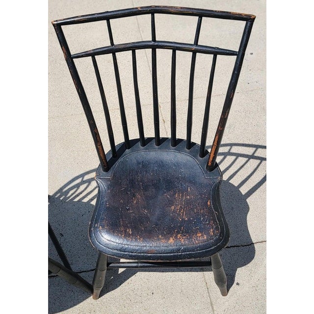 Early 19th Century Early 19th Century Collection of 3 Birdcage Windsor Chairs-3 For Sale - Image 5 of 7