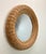 Mid-Century Modern Mid-Century Modern French Woven Rattan Wicker Round Wall Mirror, 1970s For Sale - Image 3 of 15