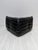 Vintage Togo Sofa in Black Leather by Michel Ducaroy for Ligne Roset, 1990s, Set of 4 For Sale - Image 6 of 18