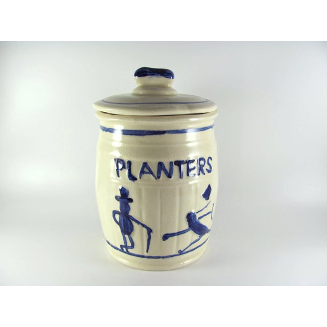 Planters Peanuts Advertising Ceramic Utility Cookie Jar For Sale - Image 13 of 13